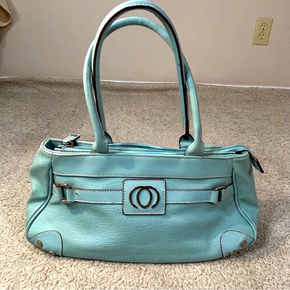 Charming Charlie's Hobo Shoulder Bag Purse in Tiffany Blue